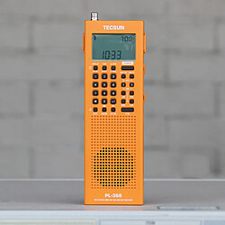 Universal 1 mini SSB portable 64 108MHz DSP ETM ATS FM stéréo à ondes moyennes et courtes World Band stéréo radio(Orange)