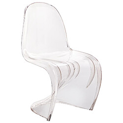 Acheter Beliani Chaise de salle à manger Set de 4 Transparent VASIA