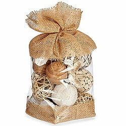 Gift Decor Boule Décorative Blanc Marron 13 x 29 x 13 cm (12 Unités)