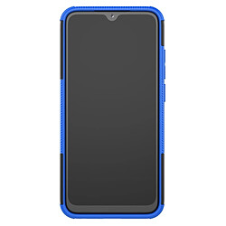 Avis Wewoo Coque Pour Xiaomi Redmi Note 8 Texture de pneu TPU antichoc + PC Housse de protection avec support bleu