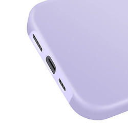 Avizar Coque pour iPhone 16 Pro Max Antichoc Intérieur Doux Bord Surélevé Violet Clair pas cher