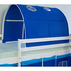 Avis Decoshop26 Tunnel pour lit enfant superposé tente accessoires bleu 90x70x100cm APE06031