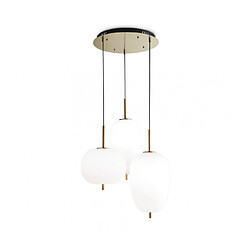 Ideal Lux Suspension Umile Verre blanc 1 ampoule 71cm