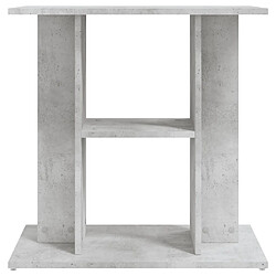 Avis vidaXL Support pour aquarium gris béton 60x30x60 cm bois d'ingénierie