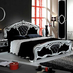 Avis Dansmamaison Chambre complète 160x200 Noir/Argent - CLOTILDE n°1