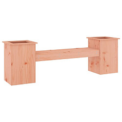 Maison Chic Banc d'extérieur | Banc avec jardinières 184,5x39,5x56,5cm bois massif de douglas -GKD28689