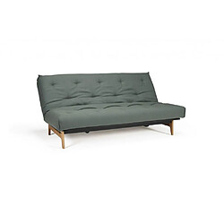 Avis Inside 75 INNOVATION LIVING Canapé convertible design ASLAK lit 140*200 cm capitonné tissu Elegance Green