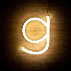 Ledkia Lettres Néon LED G