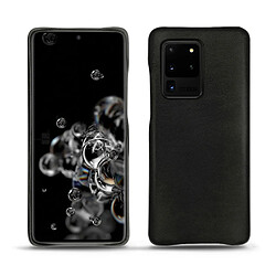 Coque cuir Samsung Galaxy S20 Ultra 5G - Coque arrière - Negre poudro ( Pantone #111212 ) - NOREVE