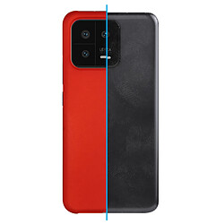 Avis Avizar Coque pour Xiaomi 13 5G Rigide Finition Gomme Mate Anti trace Rouge