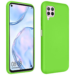 Avizar Coque Huawei P40 Lite Silicone Semi-rigide Finition Soft Touch Vert