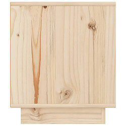 Maison Chic Table de chevet | Table de nuit 40x34x40 cm Bois de pin solide -GKD40300 pas cher