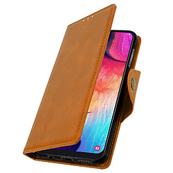 Avizar Housse Galaxy A50 Étui Porte-cartes Fonction Stand Coque Sixties Camel