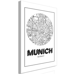 Artgeist Tableau - Retro Munich (1 Part) Vertical [20x30]