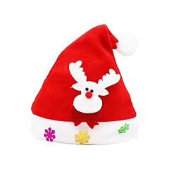 Avis Wewoo Décoration de Noël à porter de Tissu Nappé Santa Hat Applique Motif Adulte Dressing Up Chapeau de Noël, livraison aléatoire