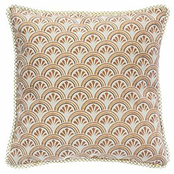 Coussin Déco Déhoussable Art 40x40cm Rose