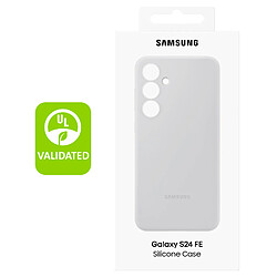 Acheter Coque en silicone pour Samsung Galaxy S24 FE Gris