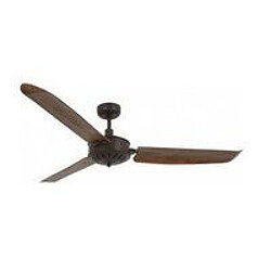 Boutica-Design Ventilateur de plafond Carolina 142cm Bronze Acajou - LUCCI AIR -