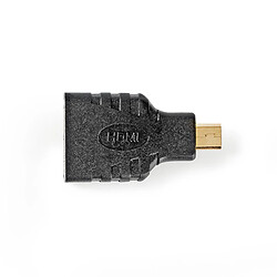 NEDIS Adaptateur HDMI™ Micro-connecteur HDMI - HDMI Femelle Noir