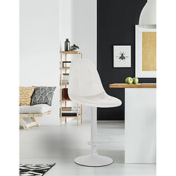 Non Tabouret de bar Elmore simili cuir W