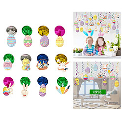 Pâques Swirls Bunny Rabbit Egg Hunt Party Plafond pas cher