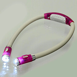 Avis Lampe LED Cou Lumière LED Flash Light Longue Durée Pour Tricoter Rose