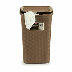 Avis Panier à linge Stefanplast Elegance Beige Plastique 50 L 36,5 x 54,5 x 38 cm (6 Unités)