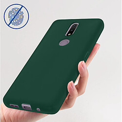 Avizar Coque Nokia 2.4 Flexible Antichoc Finition Mat Anti-traces vert pas cher