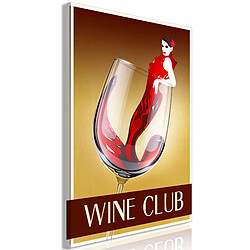 Artgeist Tableau - Wine Club (1 Part) Vertical [20x30]