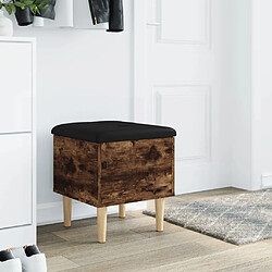 Avis Maison Chic Banc de rangement | Meuble de rangement d'Entrée | Coffres d'Intérieur chêne fumé 42x42x46 cm bois d'ingénierie -MN21363