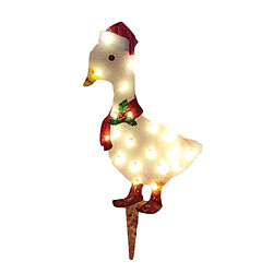 canard de lumière de cour de décoration extérieure de noël