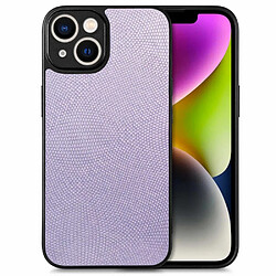 Coque en TPU + PU antichoc, découpe précise pour votre iPhone 14 - violet clair