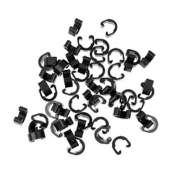 50pcs Bicyclette Vélo VTT C-clips Boucle Crochet Pour Freins à Disque Guides De Châssis Câble Extérieurs