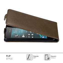 Cadorabo Coque Nokia Lumia 550 Etui en Marron