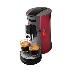 Cafetière à dosettes 1bar 1450w rouge - csa240.91 - PHILIPS pas cher