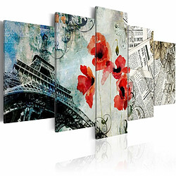 Paris Prix Tableau Imprimé Memories of Paris 100 x 200 cm