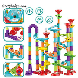 Universal 113 bricolage assemblage marbre construction concours piste blocs de construction enfants pop-up diapositives labyrinthe billes jouets cadeaux | Marble Run