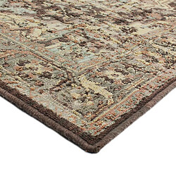 Avis Thedecofactory MARRAKECH VINTAGE - Tapis effet vintage à motifs orientaux marron 160x230