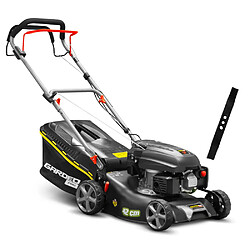 Tondeuse thermique autotractée 144.3cc - 42cm livrée avec 2 lames + mulching - Gardeo Pro