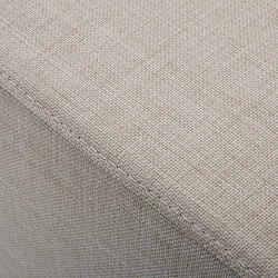 Beliani Canapé d'angle STOCKHOLM Beige Tissu Côté droit pas cher