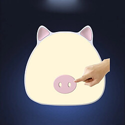 Acheter Universal Mini veilleuse mignonne lampe cochon avec capteur tactile rechargeable changement de couleur chambre enfant PAK55 |