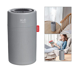 Acheter Humidificateur Portable Voiture Maison USB Diffuseur De Lampe à LED Purificateur De Brume Fraîche Gris