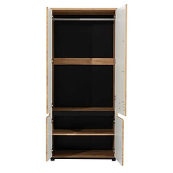 Dansmamaison Armoire 4 portes battantes Chêne miel - COSPRI