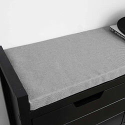 SoBuy FSR63-SCH Banc de Rangement Meuble Bas Entrée avec Coussin Rembourré et 2 Portes pas cher