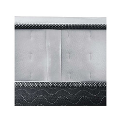 Acheter Habitat Et Jardin Matelas ressorts et à mémoire de forme Josey - 90 x 190 x 25 cm - Blanc / Gris