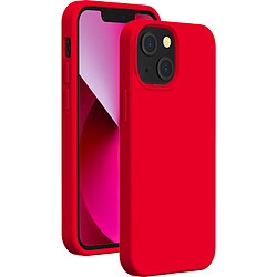 Coque iPhone 13 Silicone SoftTouch Rouge Bigben