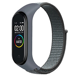 Bracelet en nylon réglable pour votre Xiaomi Mi Band 3/4/5/6/7 - gris