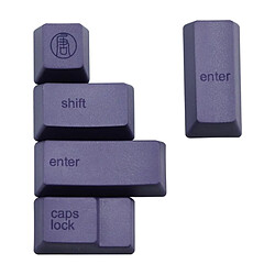 Universal Clé 112 violet Datang Clé PBT Sublimation Clé OEM Profilé Mécanique Clavier Porte-clés style chinois GK61 GK64 | pas cher