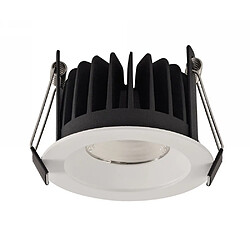 Inspired Downlight encastré LED, blanc, 24 deg. Angle de faisceau, 780lm, 2700K, IP44, DRIVER NON INCLUS