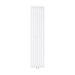 LuxeBath Radiateur Stella à panneaux blanc 370x1600 mm raccord central pour salle de bain